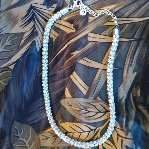 ❤️SWAROVSKI Rope 100 Crystals Necklace 9" Drop - Picture 1 of 4